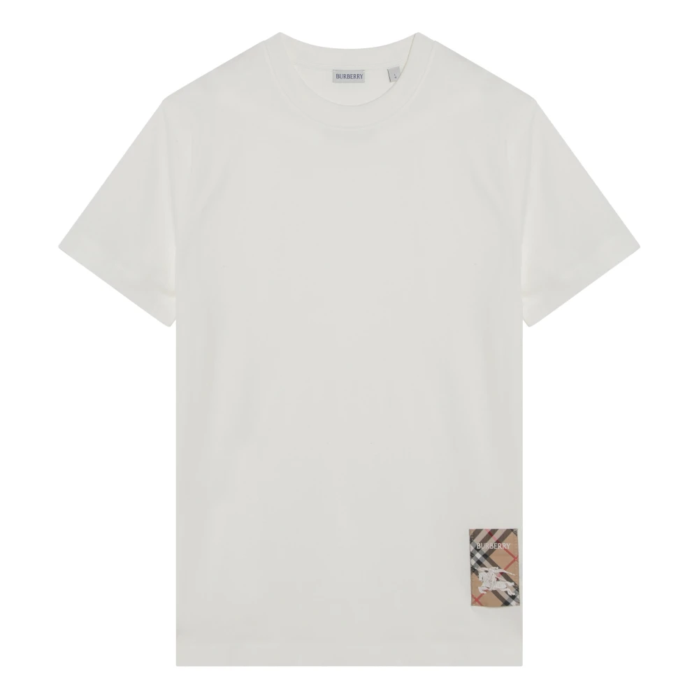 Burberry Korte mouwen ronde hals T-shirt White Heren