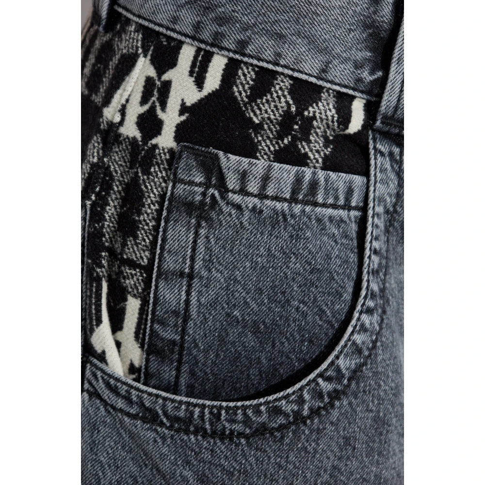 Palm Angels Flared jeans Gray Dames