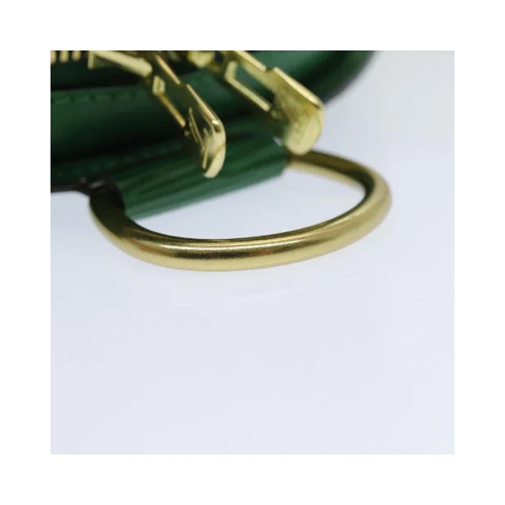 Louis Vuitton Vintage Pre-owned Leather backpacks Green Dames