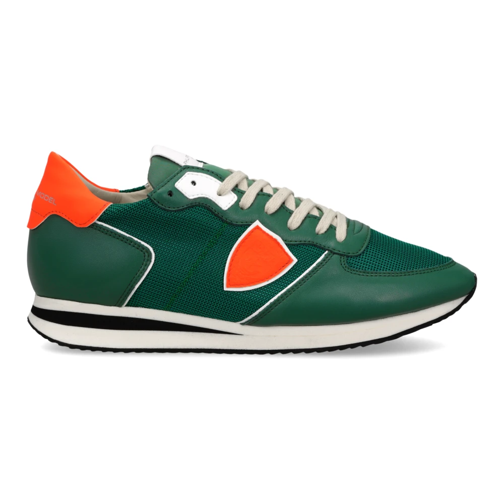 Philippe Model Men's Green Sneakers, 11 Uk, Trpx Running Trainers