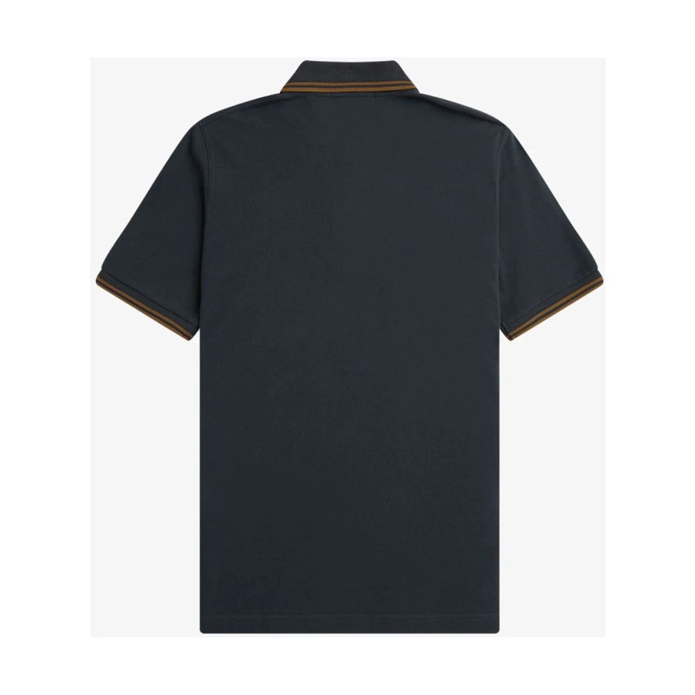 Fred Perry Klassiek Poloshirt Nachtgroen Karamel Black Heren