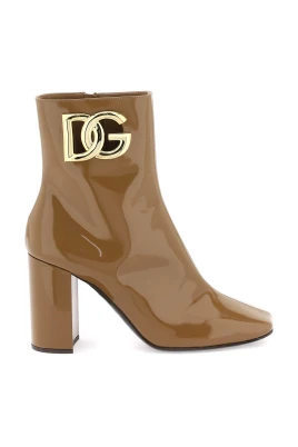 Guld DG Logo Ankelboots