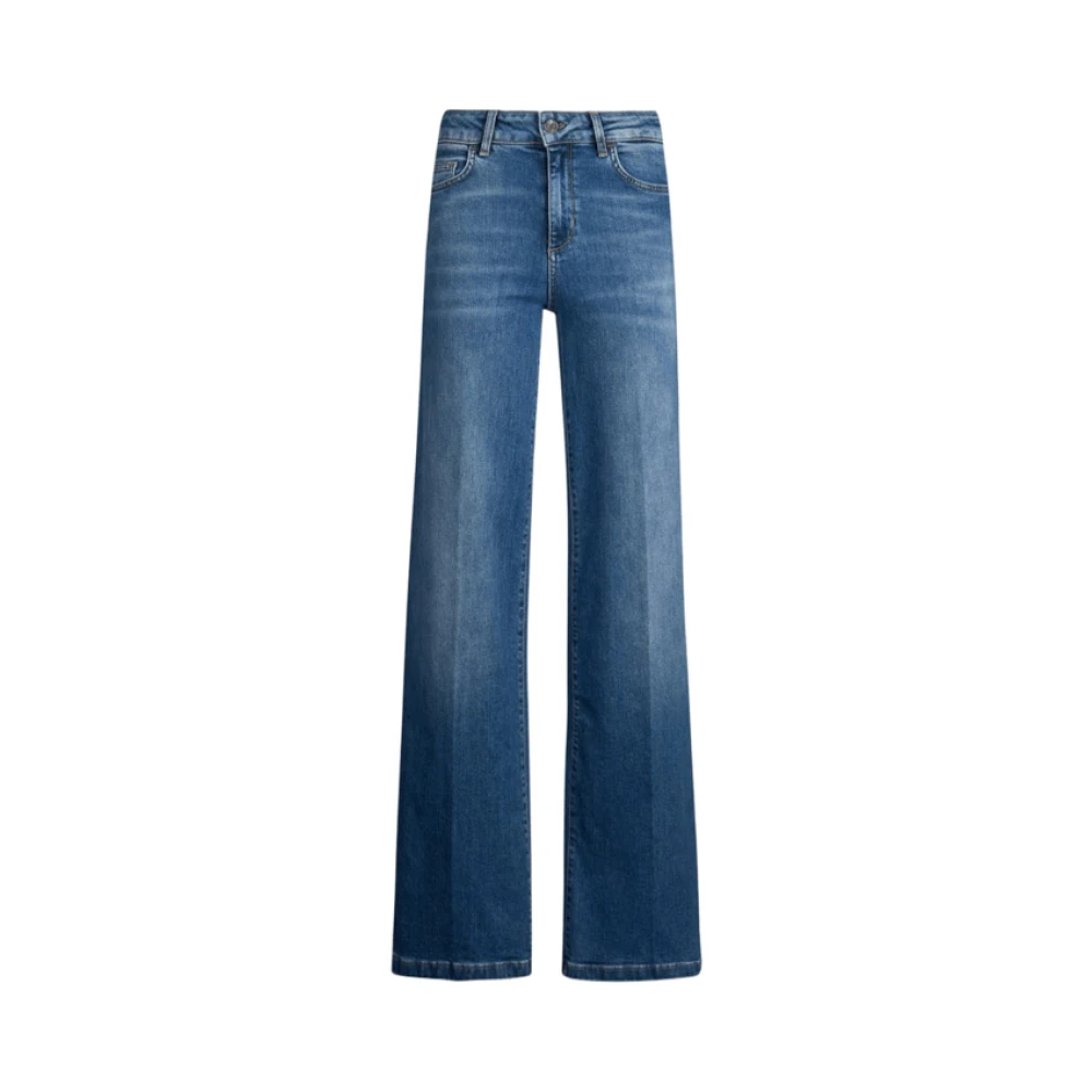 Liu Jo Vrouw Blauw Jeans Dames, W24, Denim, Denim E Stijlvolle Broek