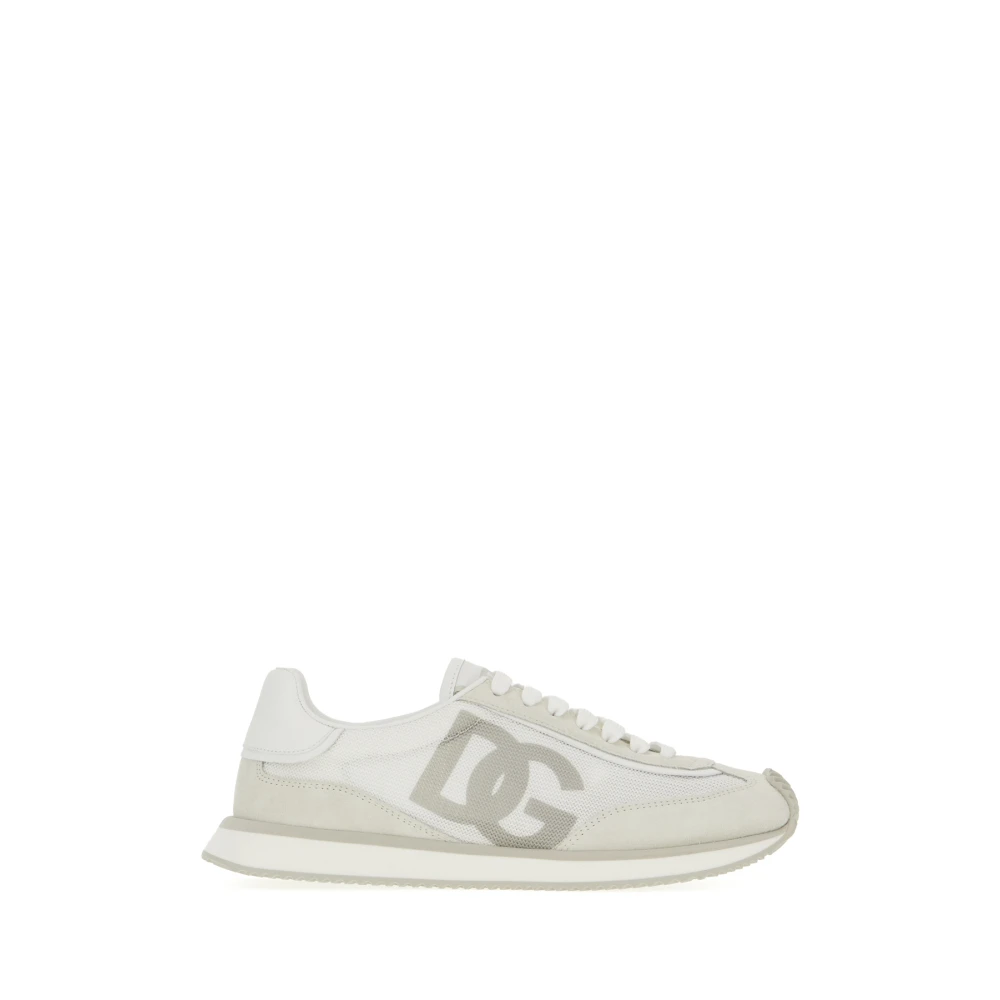 Dolce & Gabbana Men's Gray Sneakers, 6 Uk, Casual Trainers For Everyday Wear