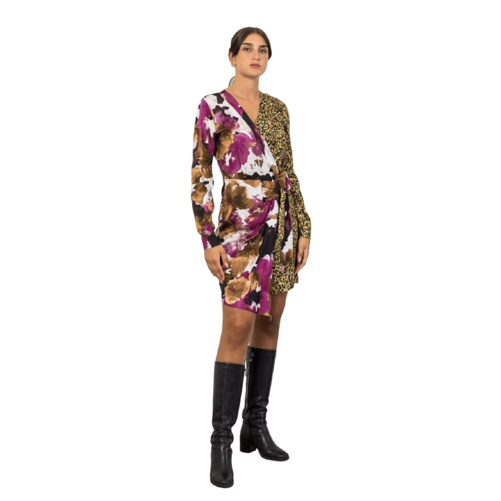 Kocca Elegante Midi Jurk Multicolor Dames