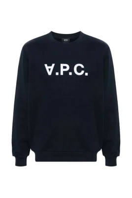 Flocked Logo Sweatshirt