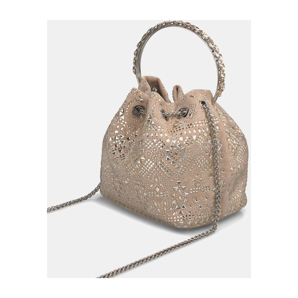 Alma en Pena Emmer tas met strass detail Brown Dames