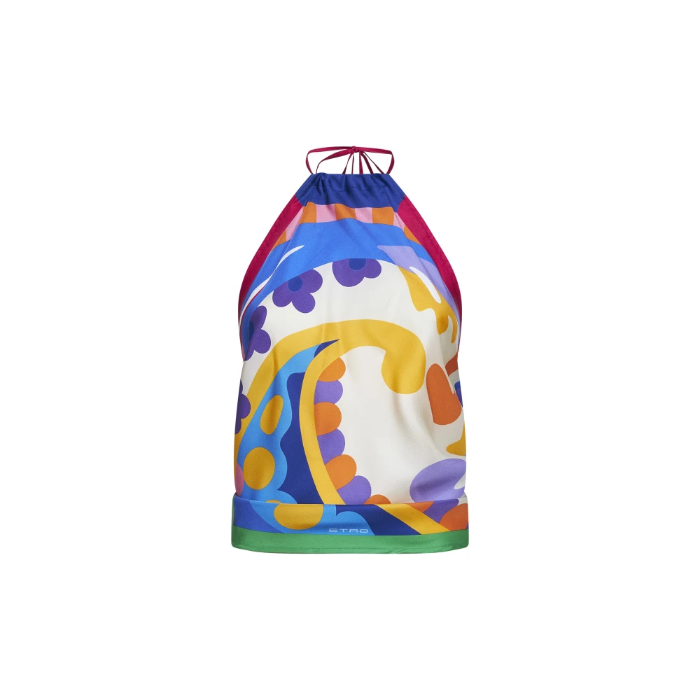 Etro Women's Multicolor Sleeveless Tops, One Size, Top Multicolour