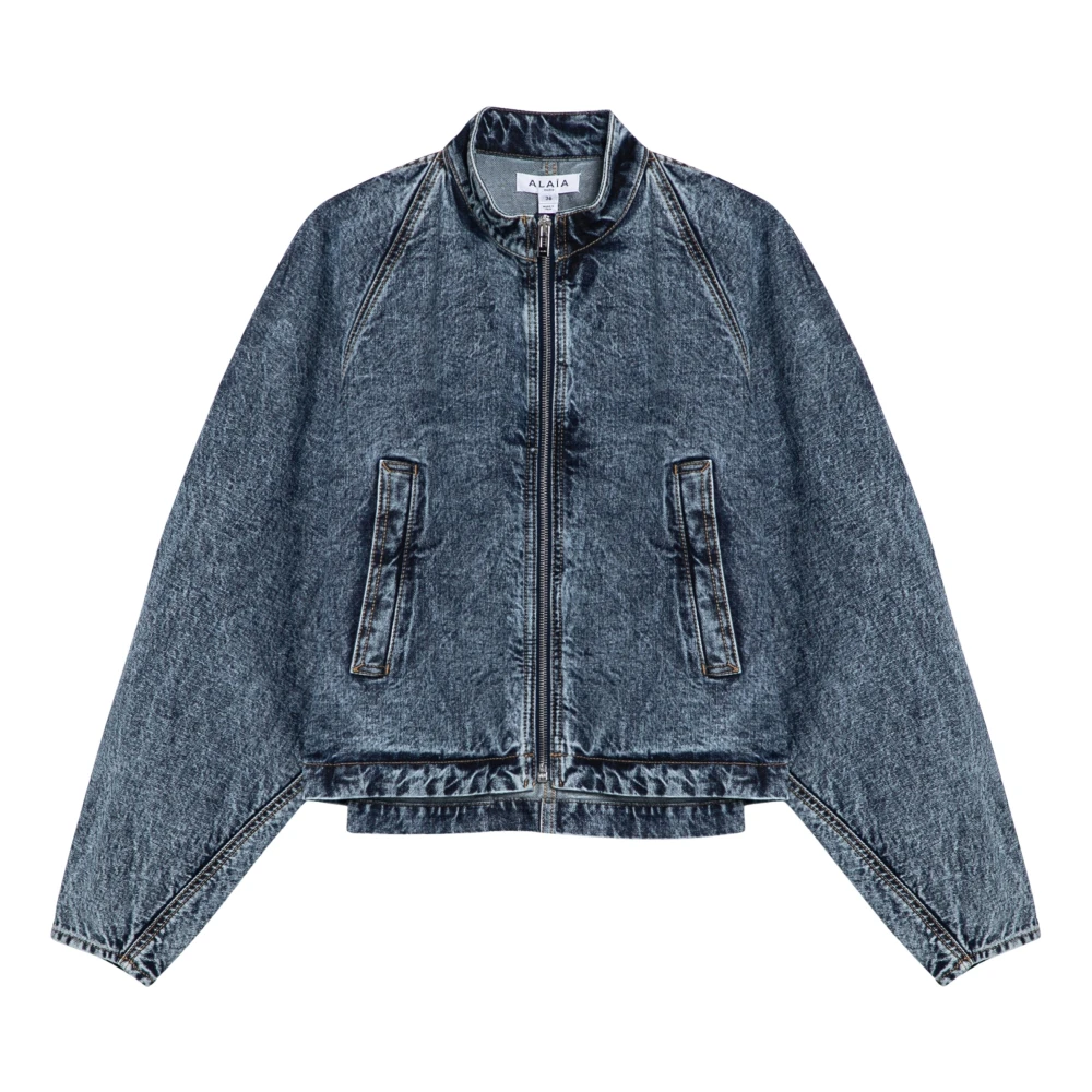 Alaïa Spijkerjasje met stijlvol ontwerp Blue Dames