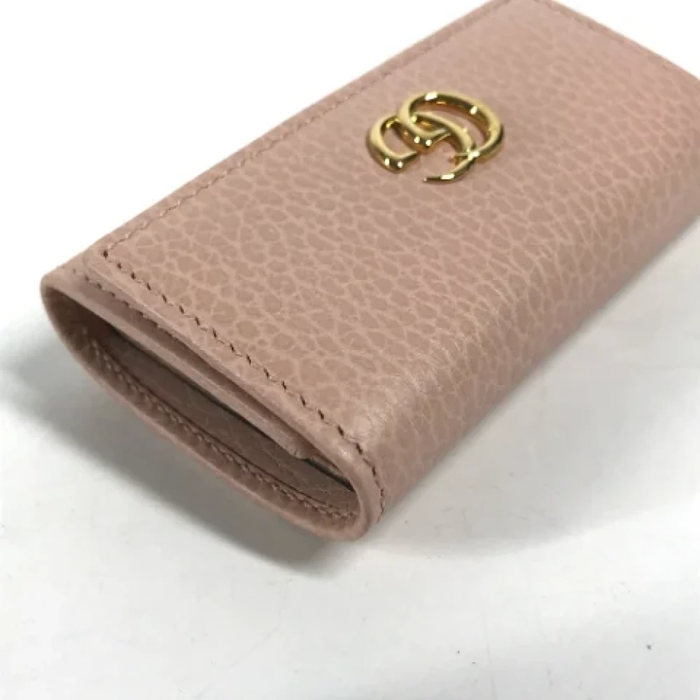 Gucci Vintage Pre-owned Leather key-holders Pink Dames