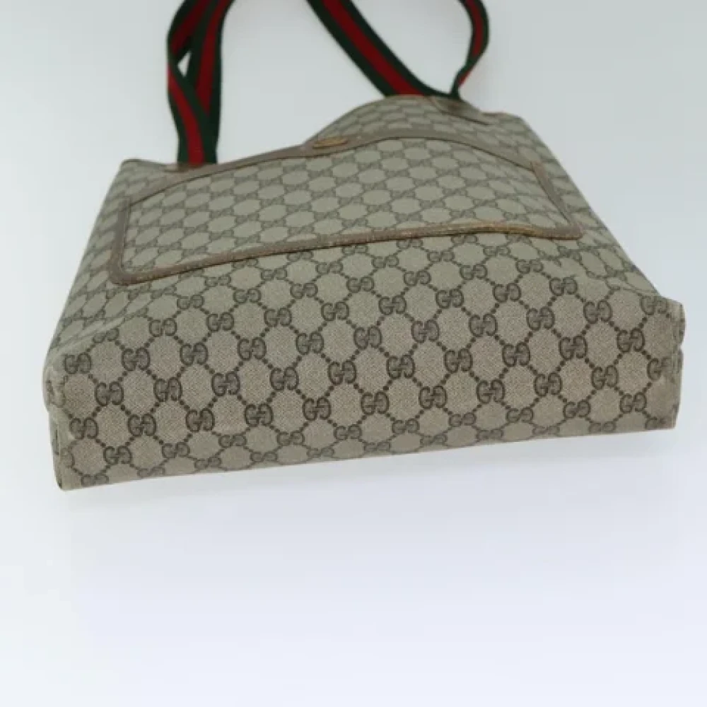 Gucci Vintage Pre-owned Leather gucci-bags Beige Dames