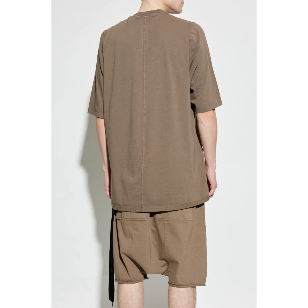 Rick Owens Katoenen T-shirt Brown Heren