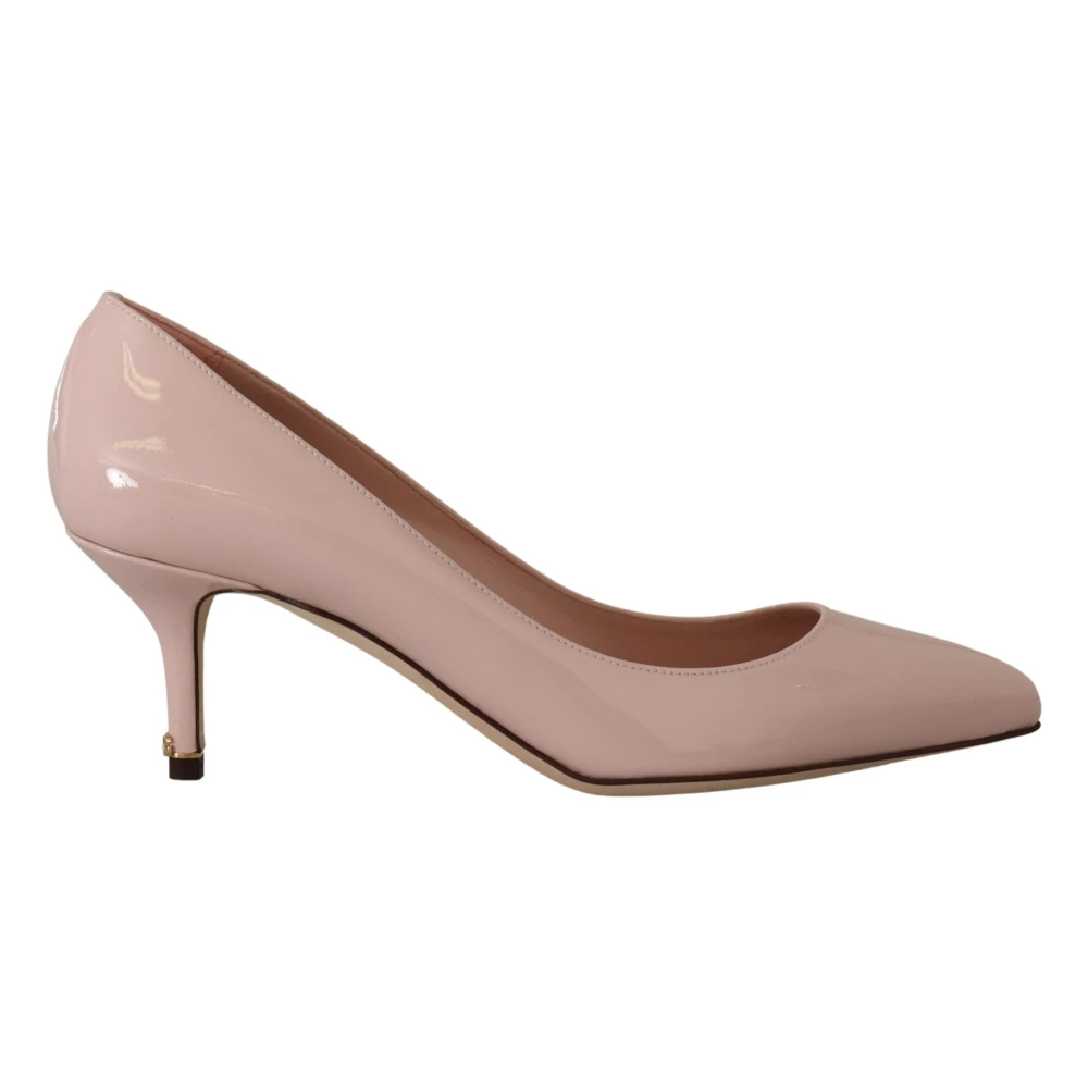 Dolce & Gabbana Women's Pink Pumps, 4 Uk, Elegant Patent Leather Heels