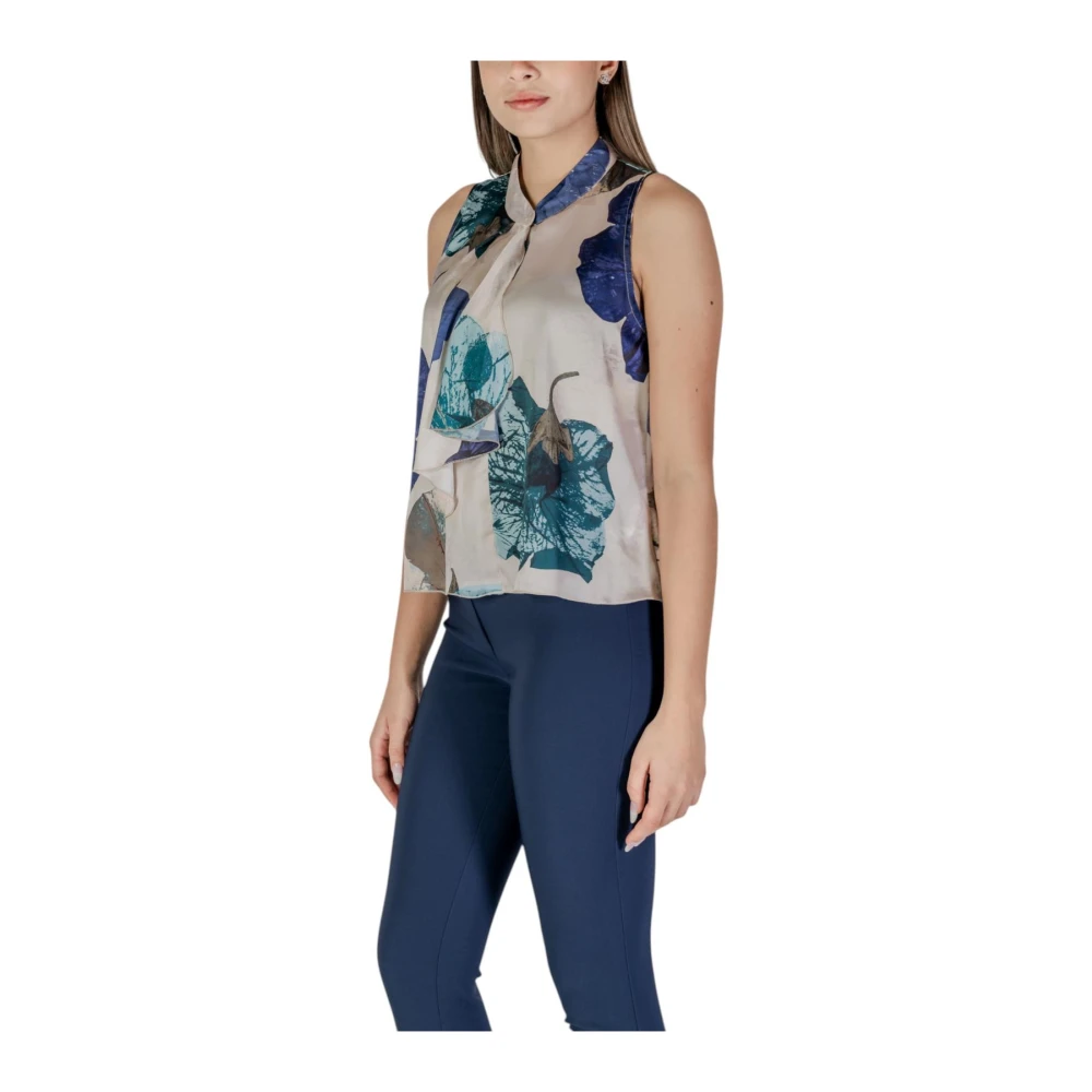 RINASCIMENTO Bloemen Mouwloze Blouse Multicolor Dames