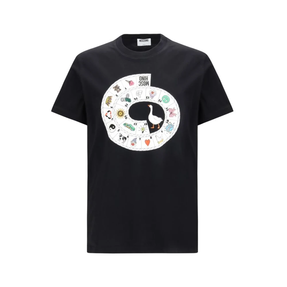 Moschino Uomo Nero Top, Xl, New,