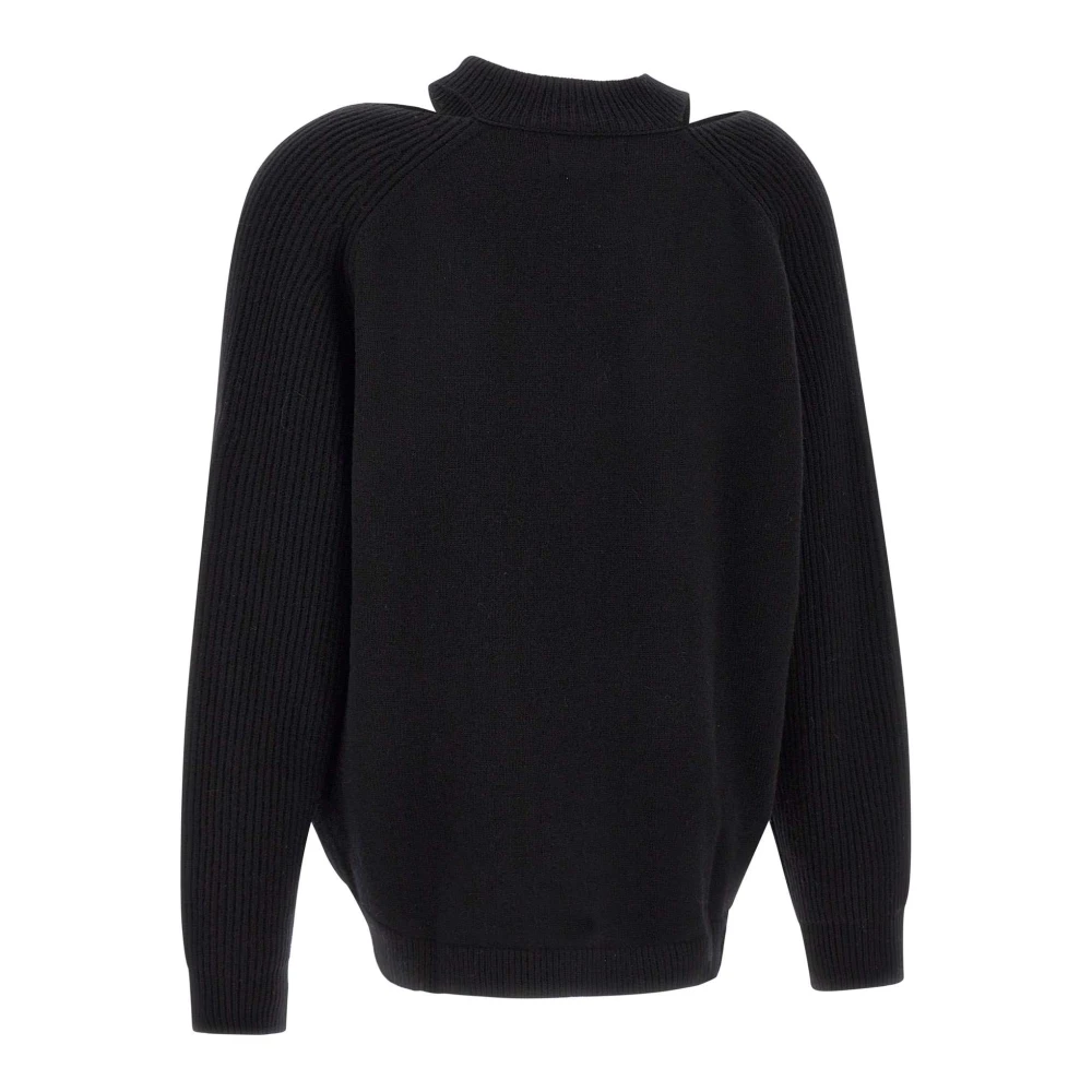 Notshy Zwarte Sweater Maglia Stijlvol Black Dames