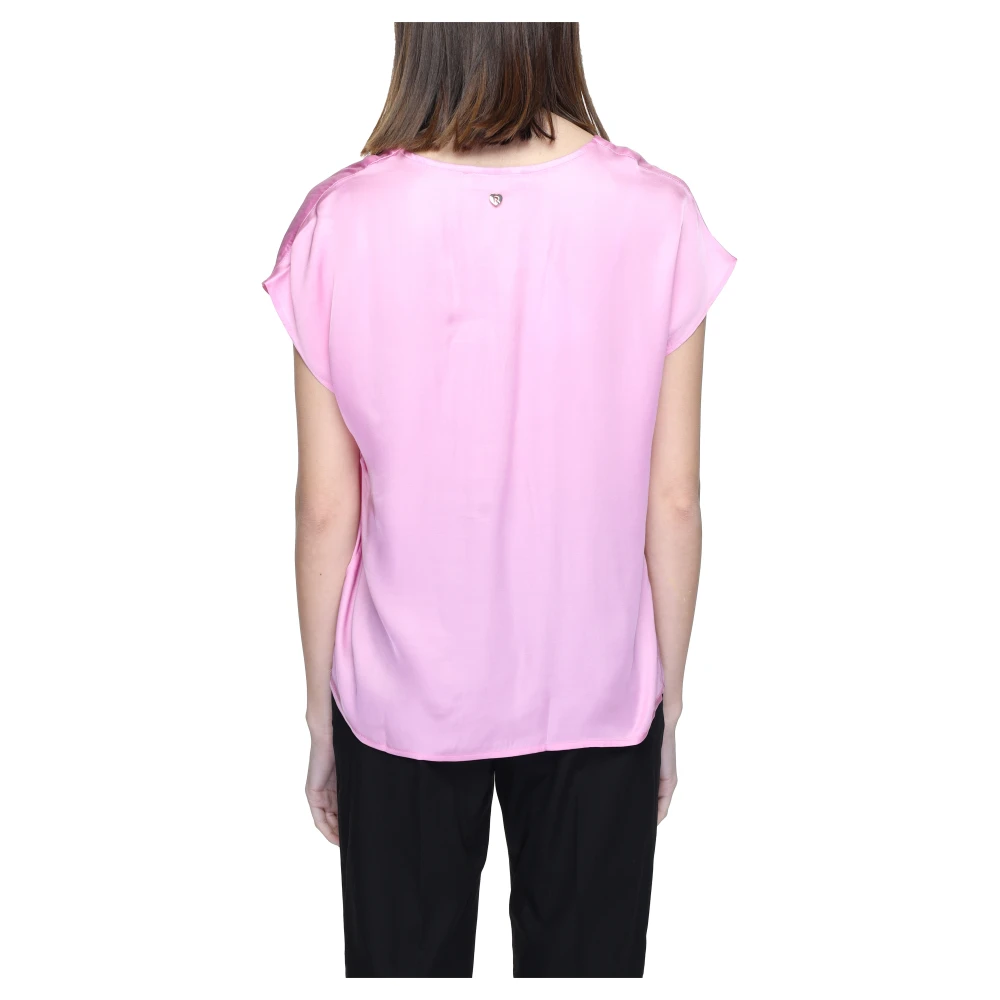 RINASCIMENTO Roze V-hals Blouse Lente Zomer Pink Dames