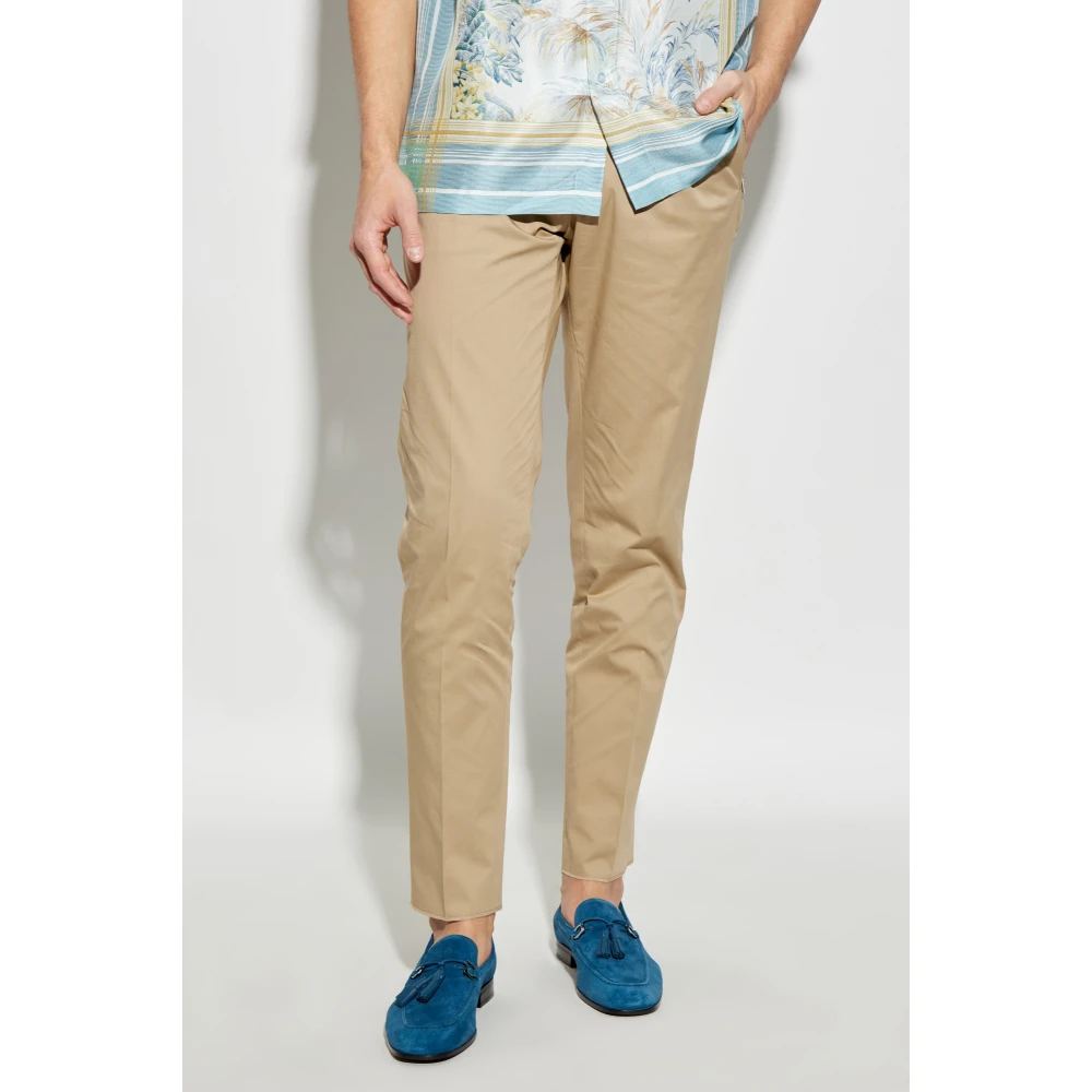 ETRO Katoenen broek Beige Heren