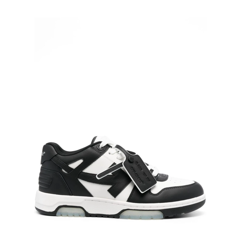Off White Zwarte Sneakers voor Mannen Aw25