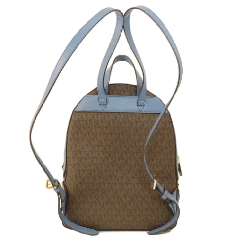 Michael Kors Pre-owned Leather backpacks Blue Dames