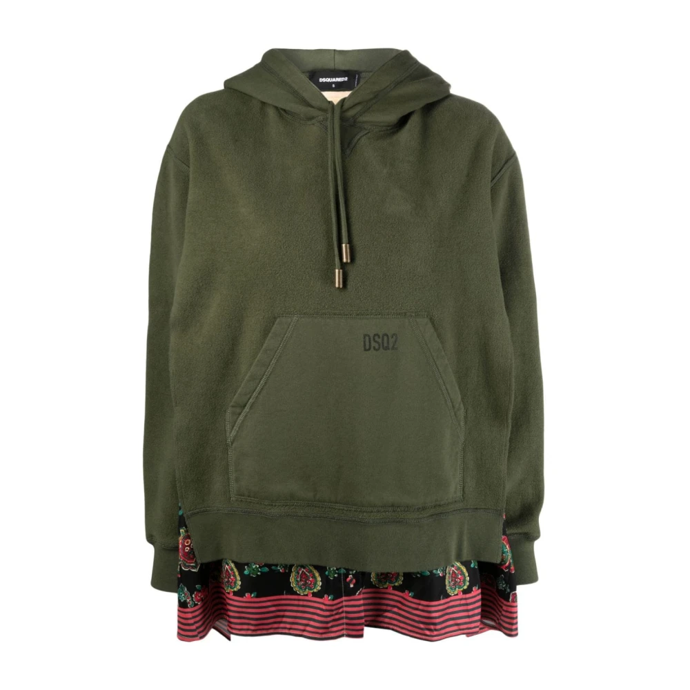 Dsquared2 Hoodies Green Dames