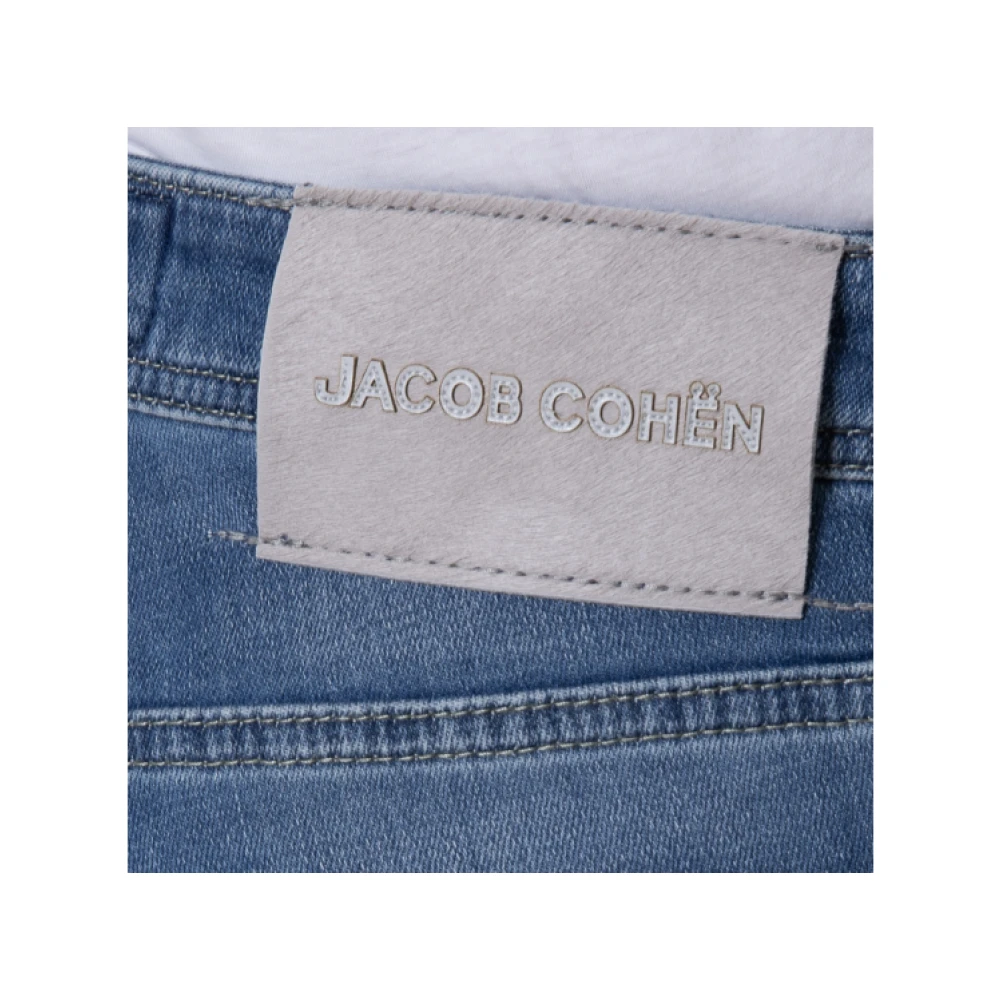 Jacob Cohën Slim Fit Vervaagde Blauwe Jeans Blue Heren