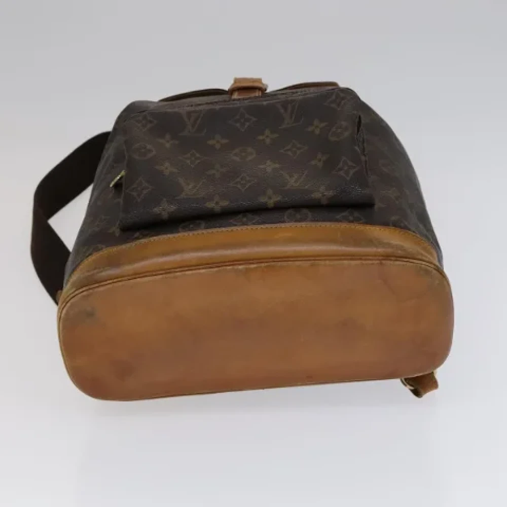 Louis Vuitton Vintage Pre-owned Canvas backpacks Brown Dames