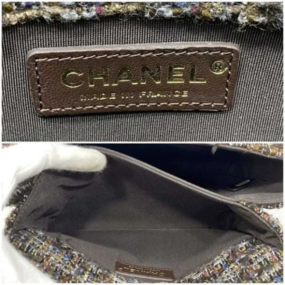 Chanel Vintage Pre-owned Fabric chanel-bags Brown Dames