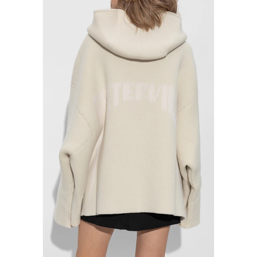 Rick Owens Wollen Vest Beige Dames