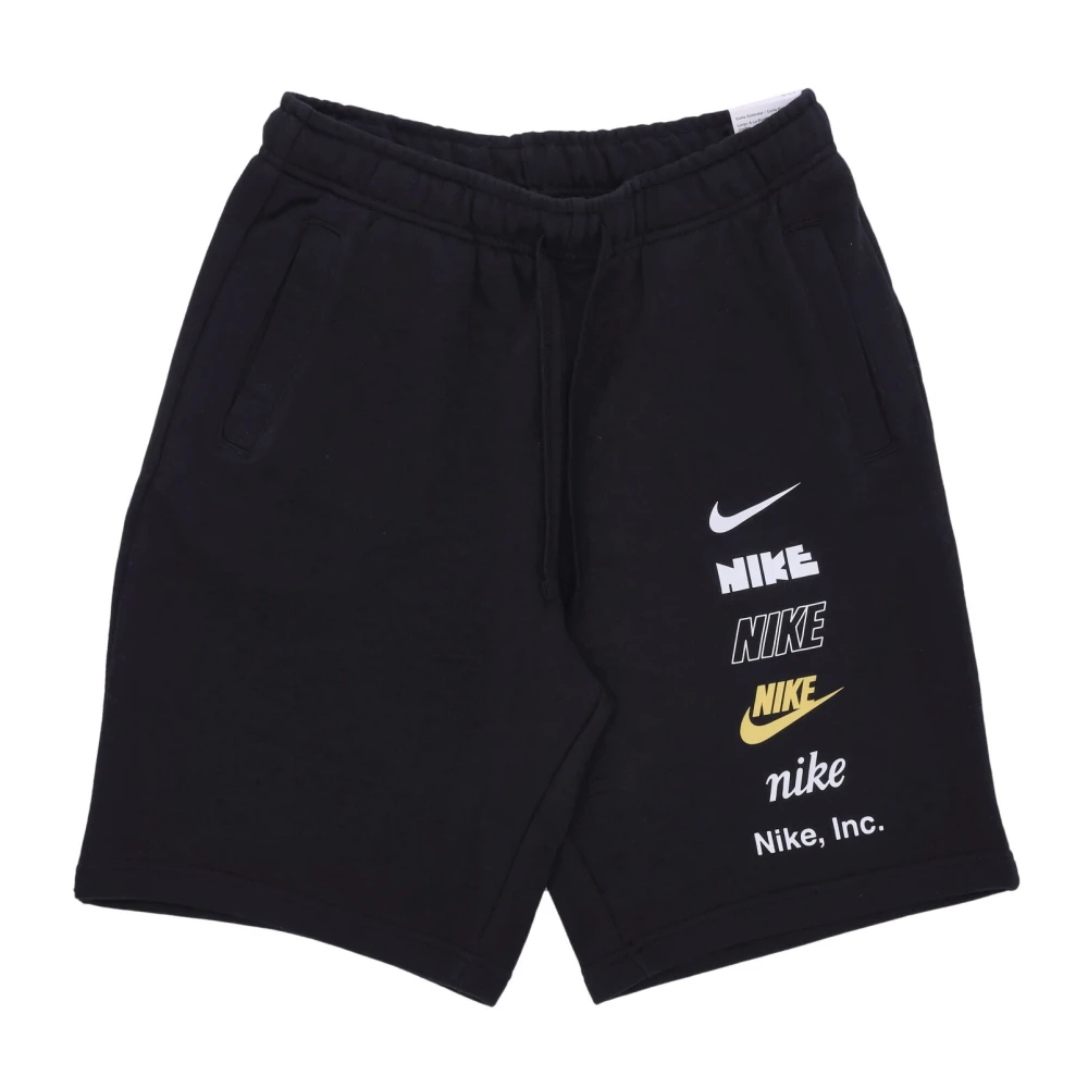 Nike Club+ French Terry Short Suit Black Heren