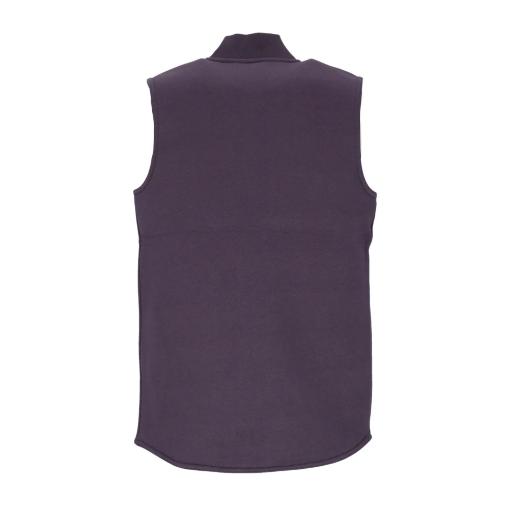 Carhartt WIP Mouwloos Vest Artisjok Grijs Rits Sluiting Purple Heren