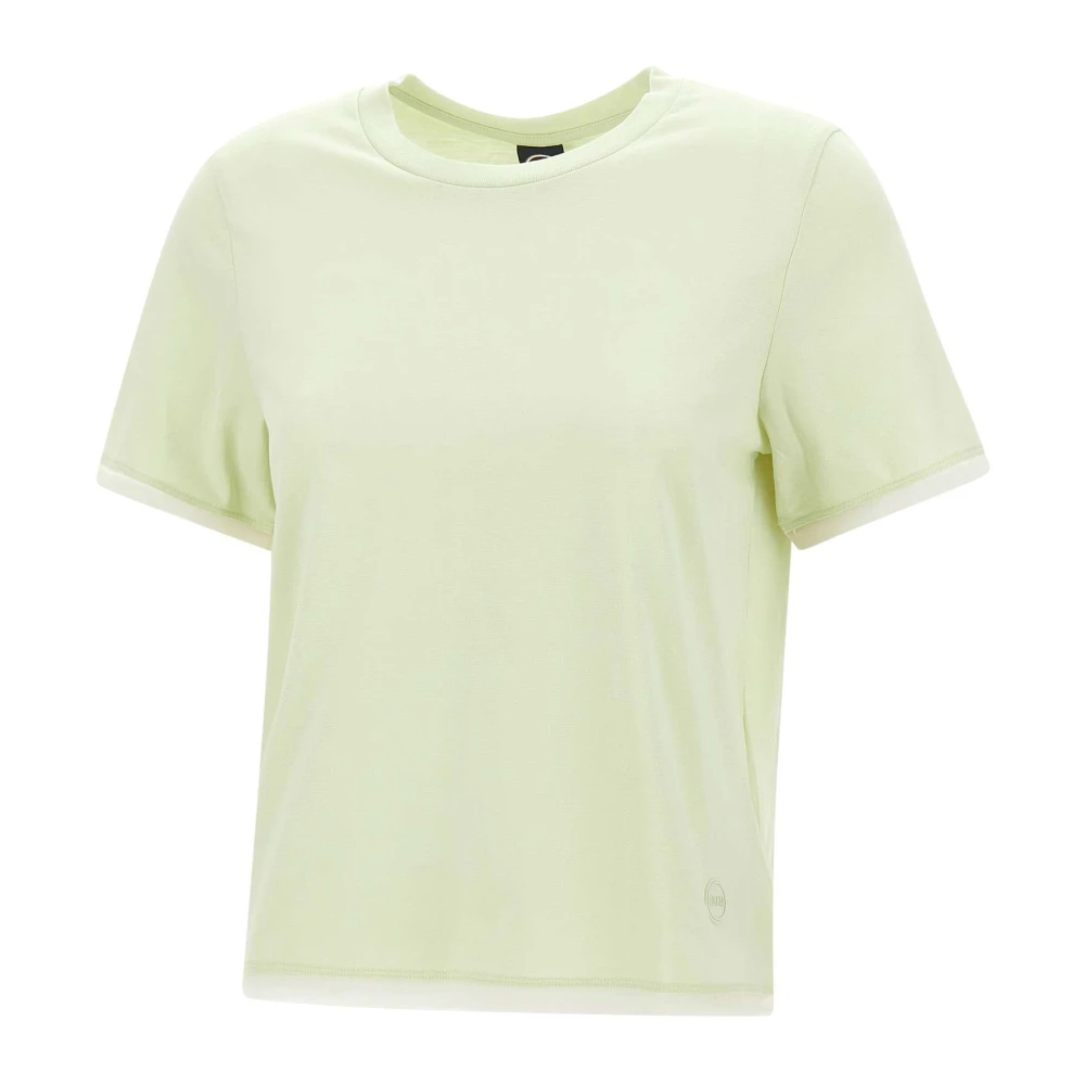 Colmar Vrouw Geel Fitness Dames, M, Katoen, T-Shirt Met Ronde Hals