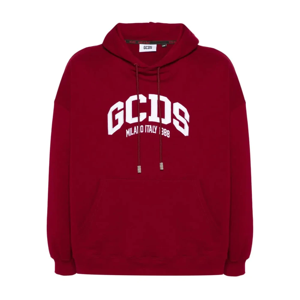 Gcds Urban Logo Hoodie Red Heren