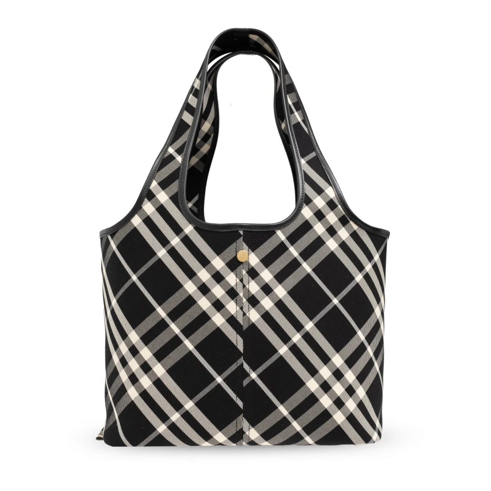 Burberry Katoenen tote tas Black Dames