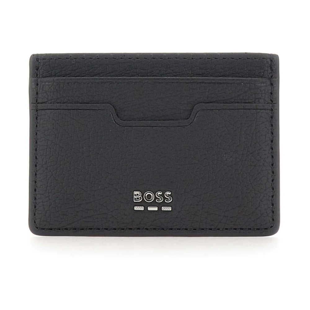 Hugo Men's Black Wallets & Cardholders, One Size, Lewys Card Holder