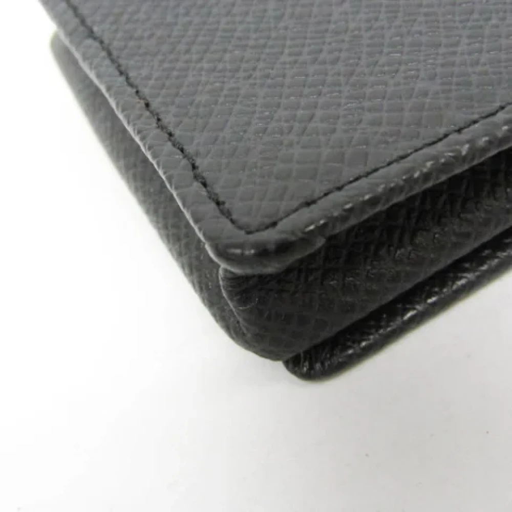 Louis Vuitton Vintage Pre-owned Leather wallets Black Heren