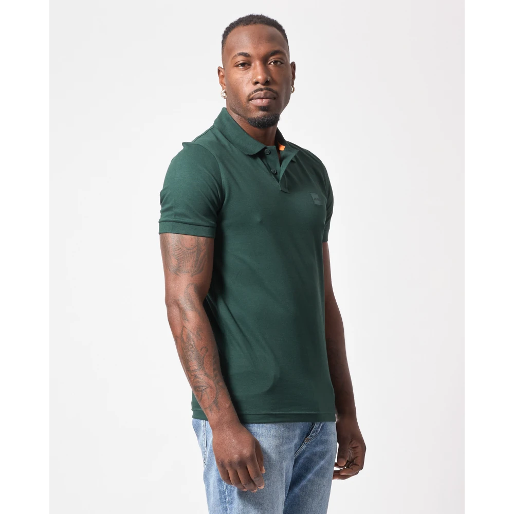 Hugo Boss Groene Polo Passenger Korte Mouw Green Heren