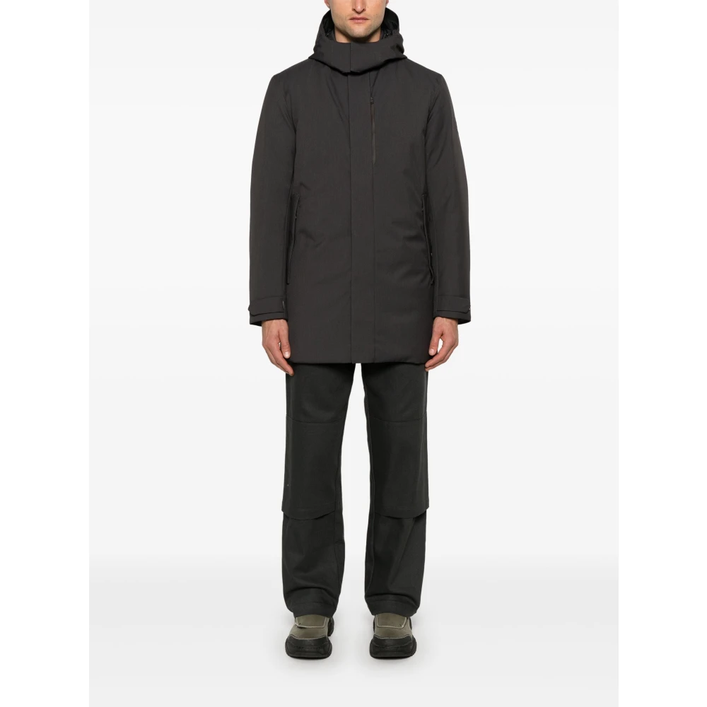 Save The Duck Gewatteerde jas met capuchon Blue Heren