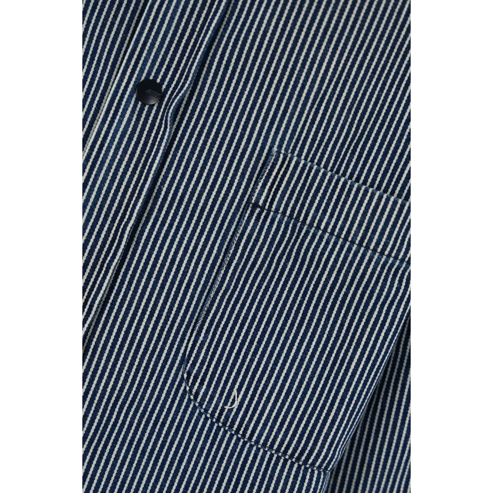 Autry Klassiek Katoenen Overhemd Blue Heren