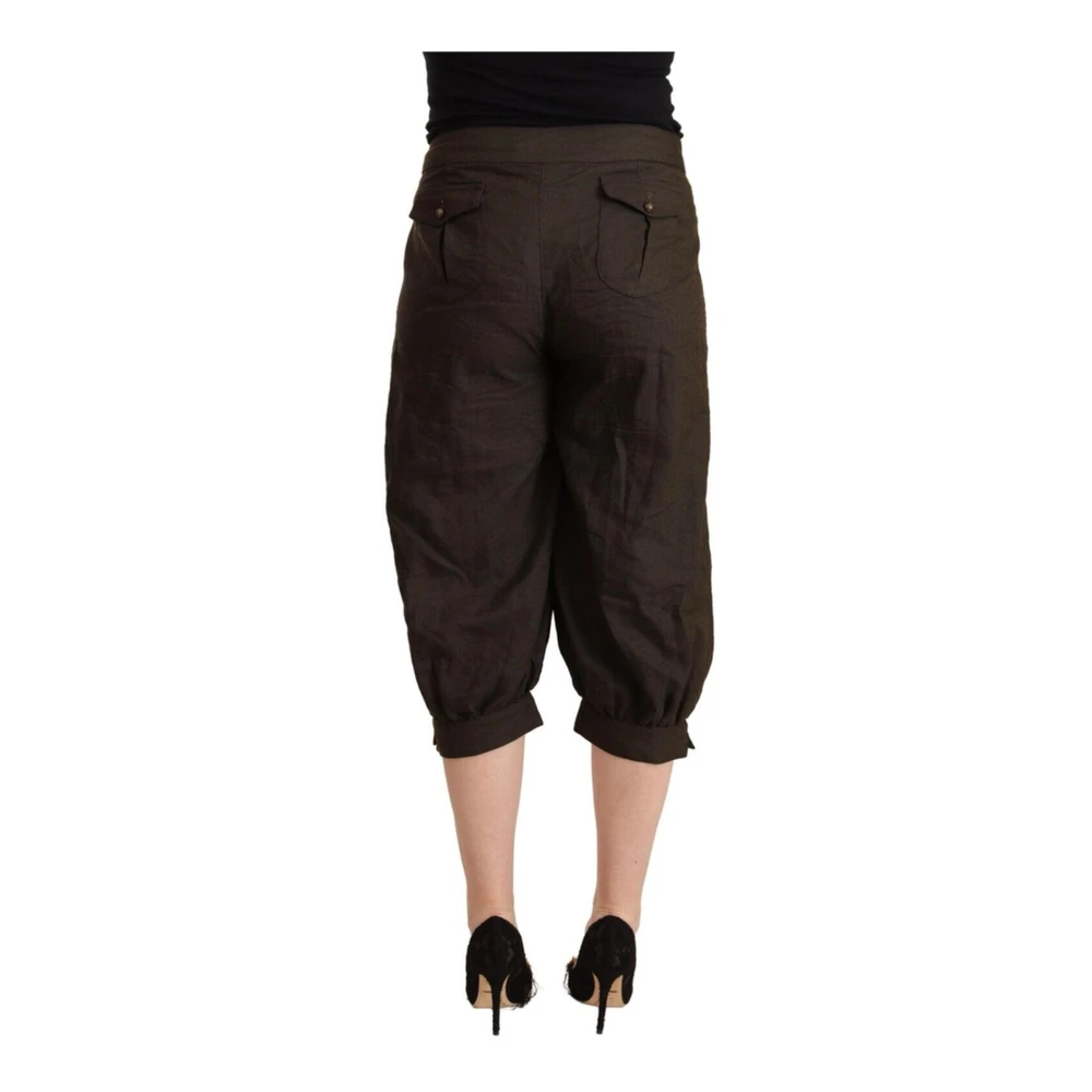 Gianfranco Ferré Cropped Trousers Brown Dames