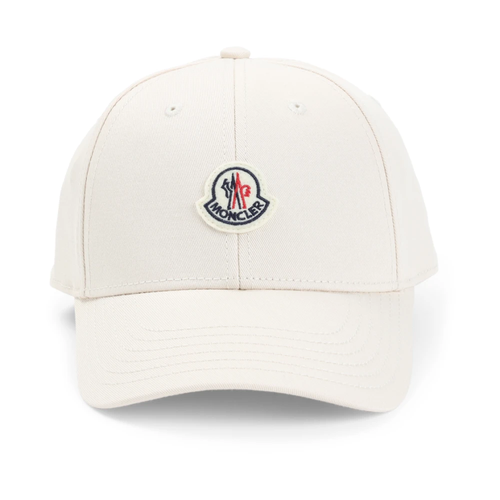 Moncler Stijlvolle Nude & Neutrals Hoed White Dames