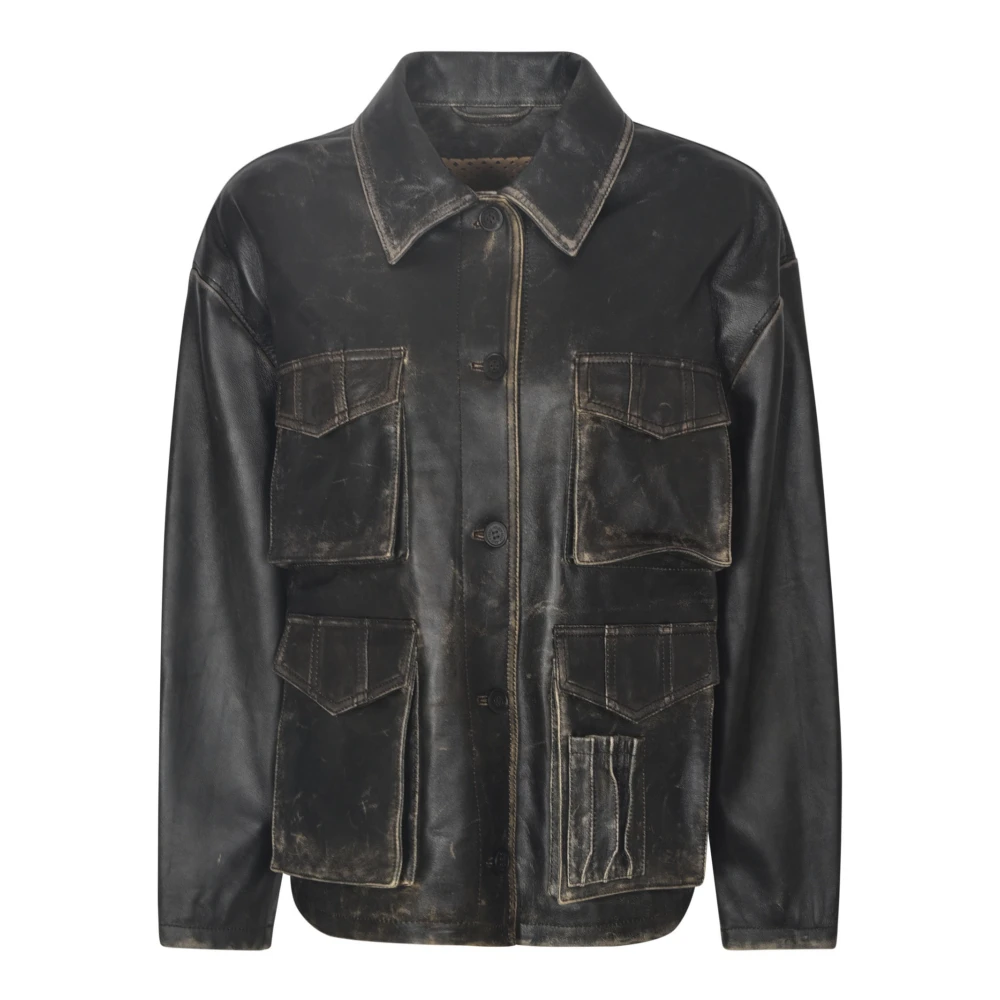 Golden Goose Journey ZakJas van Nappa Leer Black Dames