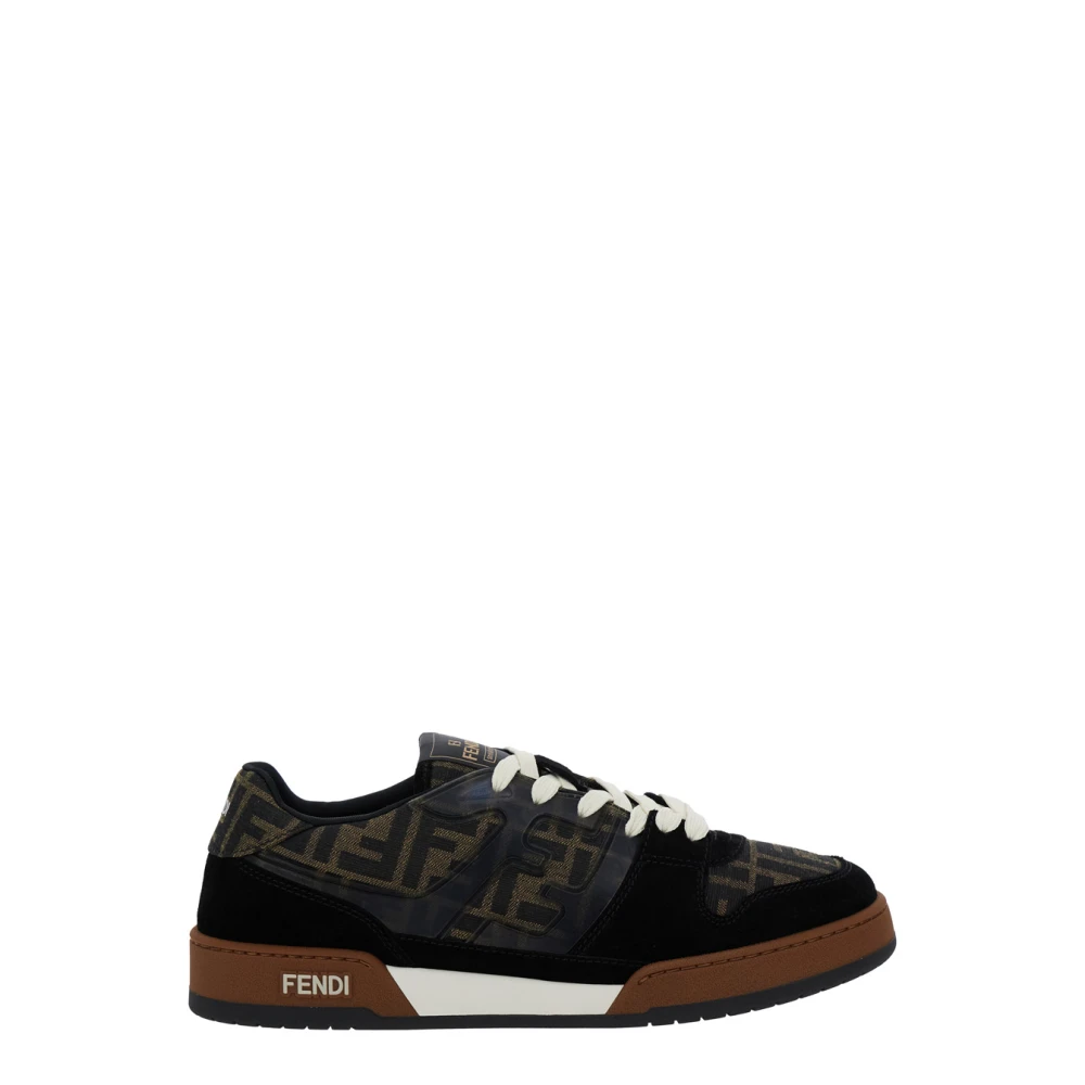 Fendi Men's Brown Sneakers, 10 Uk, Match Trainers