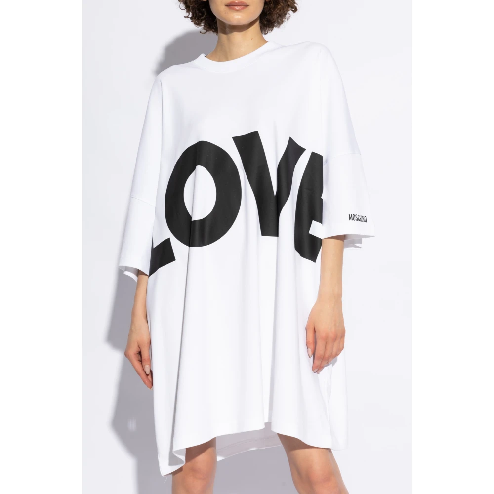 Moschino Oversized jurk White Dames