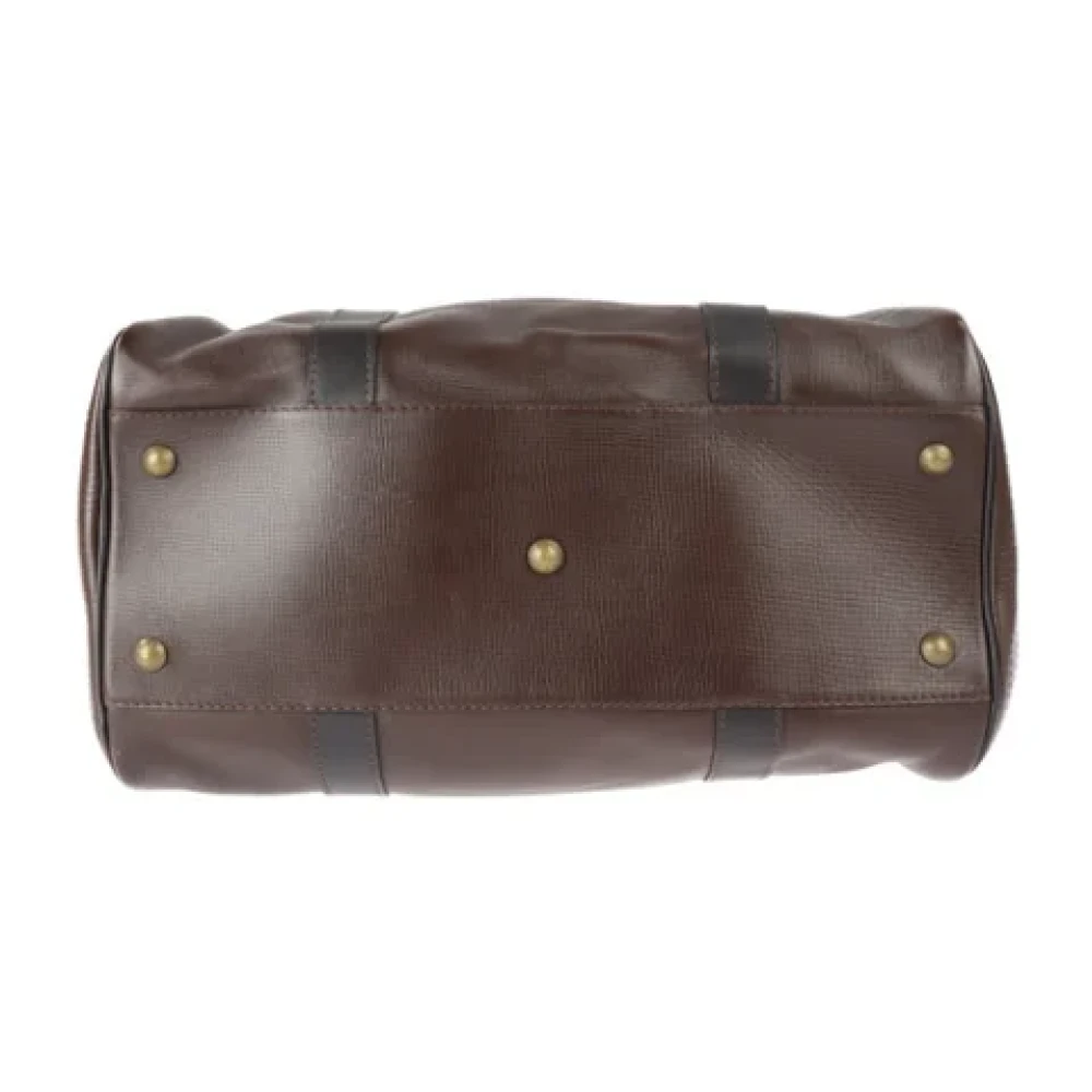 Louis Vuitton Vintage Pre-owned Leather travel-bags Brown Dames