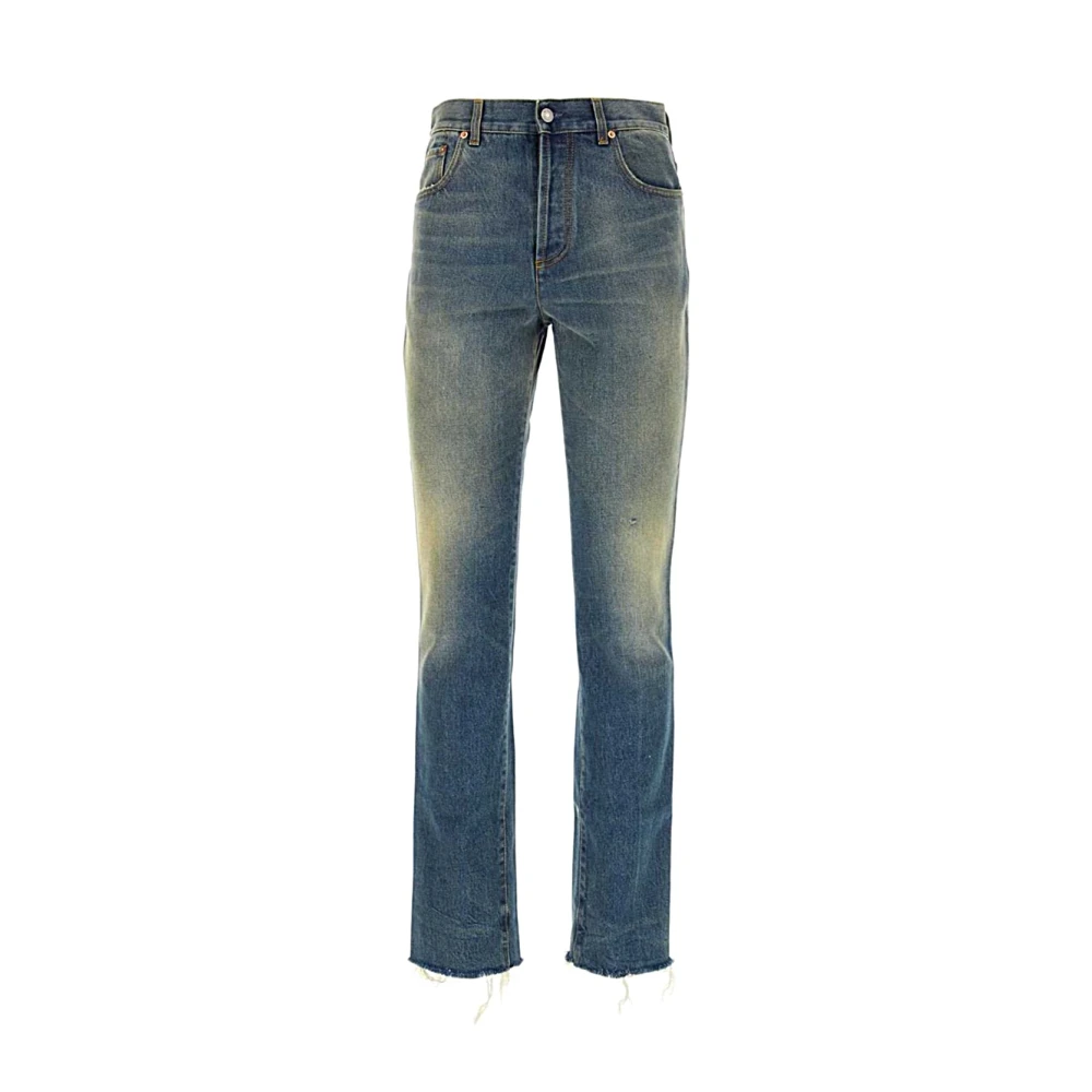 Gucci Klassieke Denim Jeans voor Dagelijks Gebruik Blue Heren