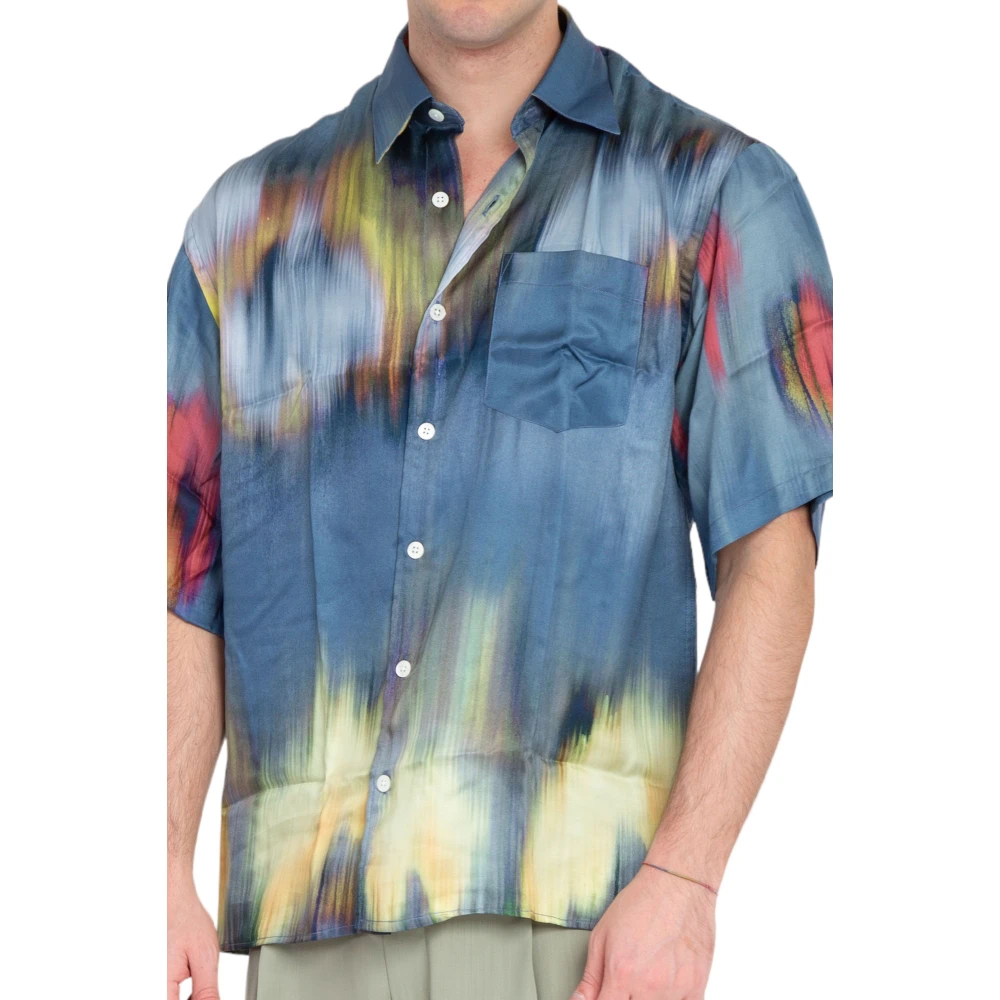 Costumein Gedrukt korte mouw overhemd Multicolor Heren
