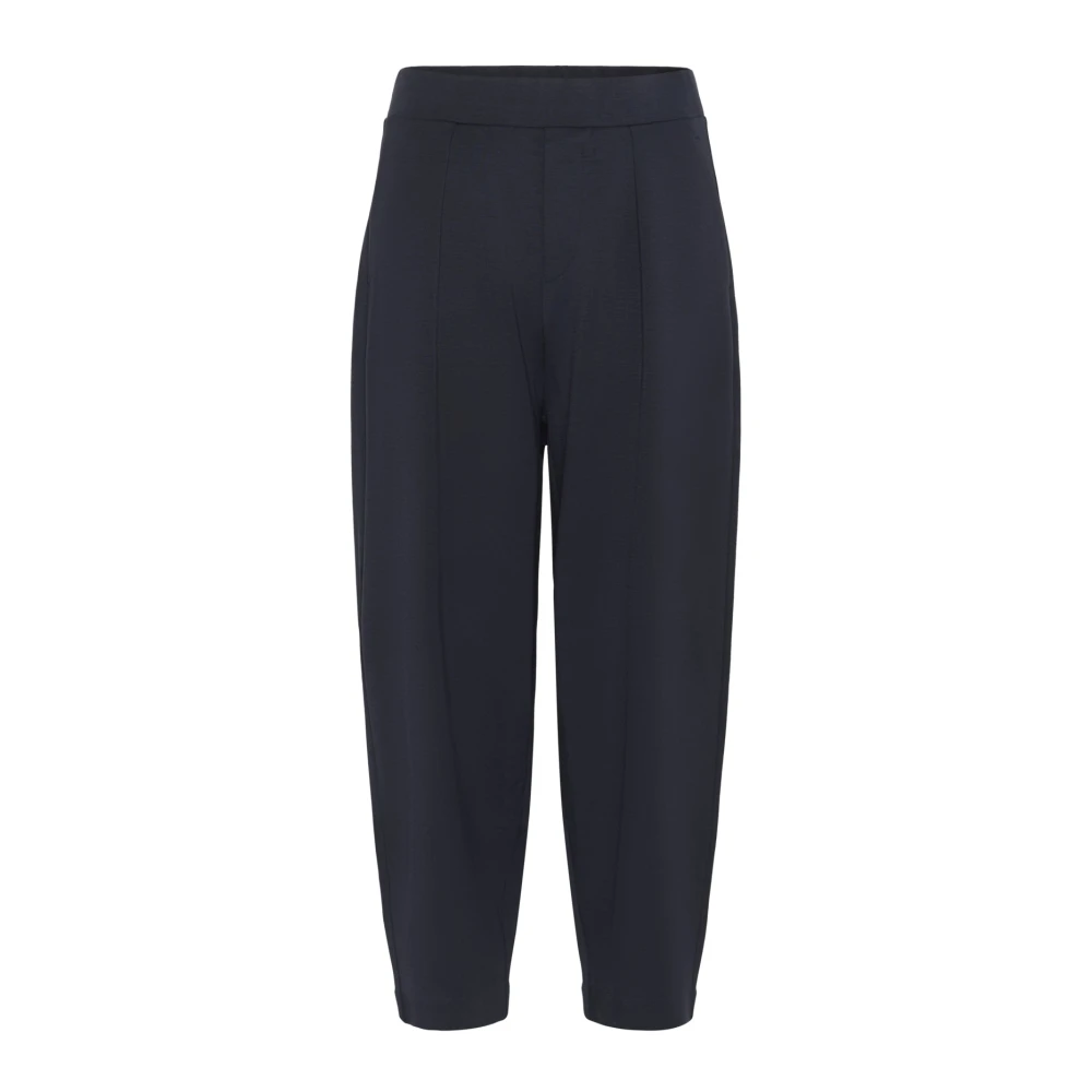 Inwear Blue Pannieiw Pant - Female - Wide Trousers - L - Trousers