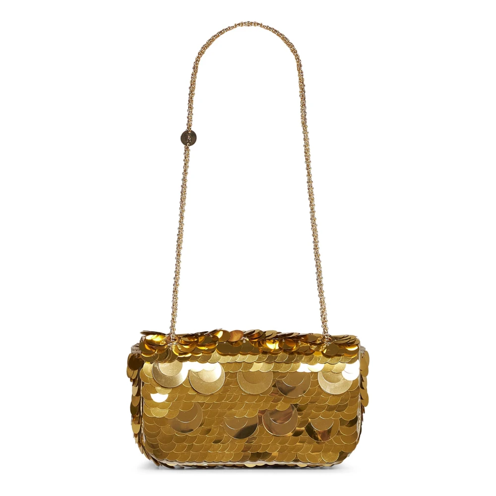 Rabanne Donna Giallo - Borsa A Spalla Sparkle Mini - Bags - One Size - Immagine 3