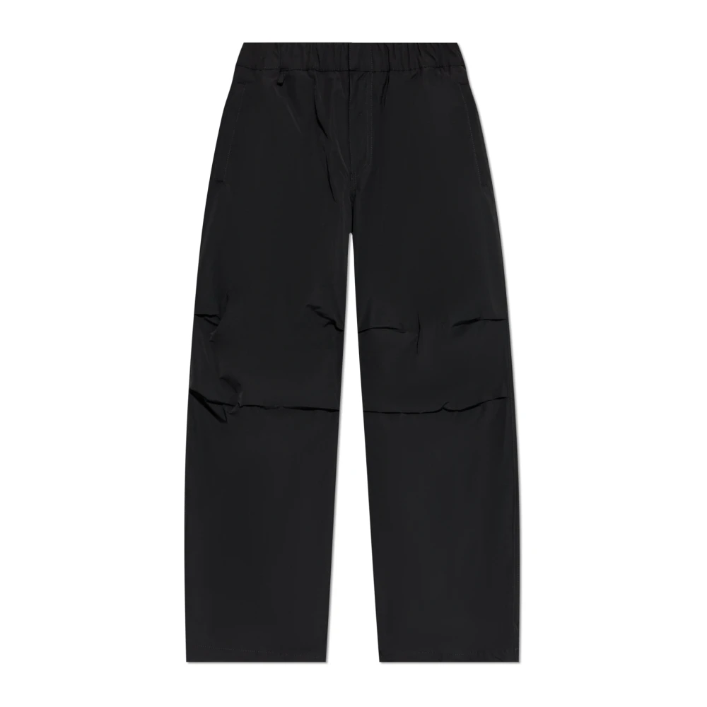 44 Label Group Wijde Broek Zomerse Stijl Black Heren